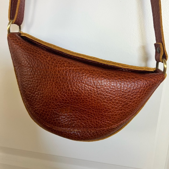 Portland Leather Handbags - Portland Leather Rich Brown Crossbody Bag